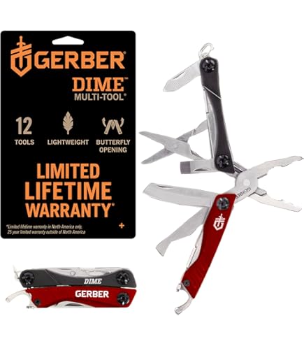 LEATHERMAN, Squirt PS4 Keychain Multitool with Spring-Action